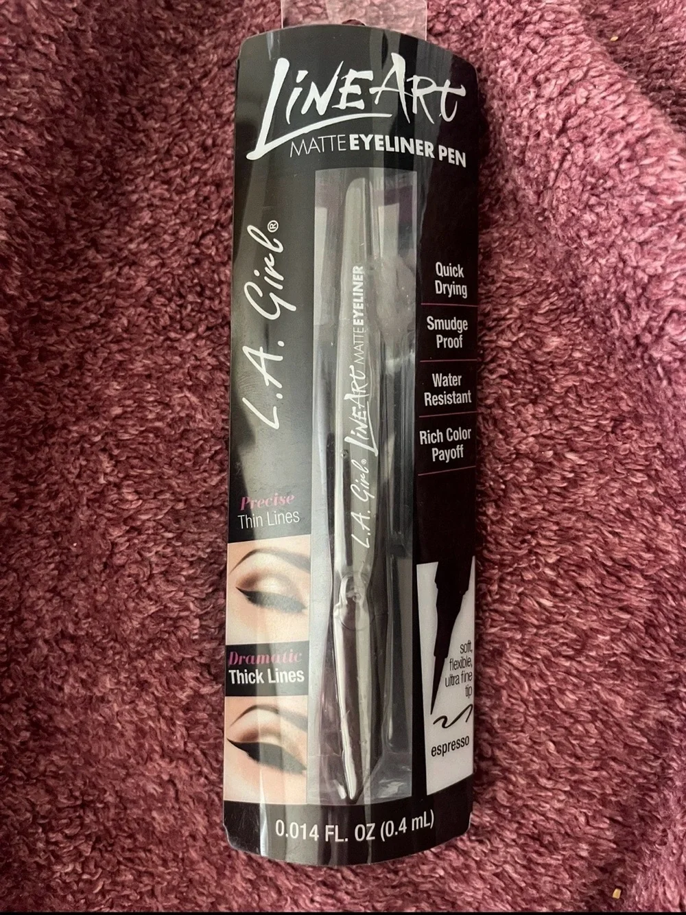 LA Girl Line Art Matte Eyeliner Pen - Espresso
